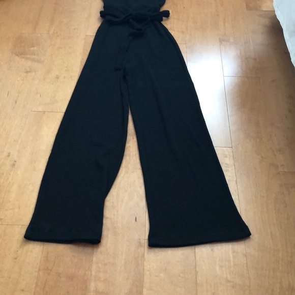 TOPSHOP black knit jumpsuit - Picture 3 of 6